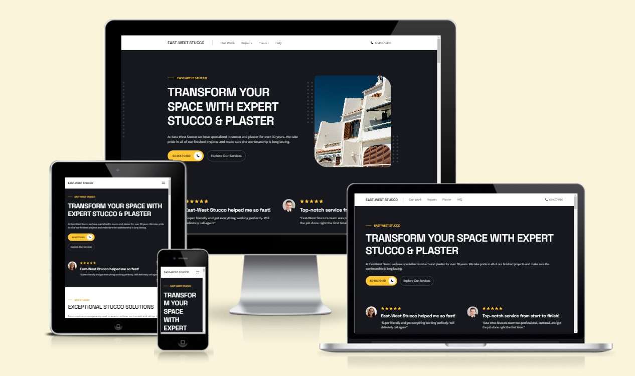 East-West Stucco website